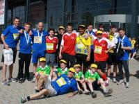Erfolgreich beim Freiburg- Marathon 2011: Team der HHR Breisach
