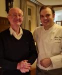 Spitzenkoch Benedikt Geßler mit Restaurant-Kritiker Werner Semmler