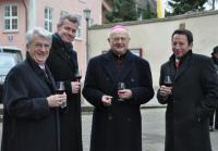 Gaudete heißt Freut Euch! Alfred Vonarb, Oliver Rein, Dr. Robert Zollitsch, Jörg Leber (v.l.n.r.)