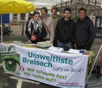 Jung und engagiert: Vorstand der  UmweltJugend- Breisach (UJB)