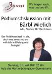 MSG- Polit- Café mit MdL Bärbl Mielich (Bündnis 90/ Die Grünen)