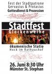 Einladung zum Stadtpatroziniumsfest 2011 mit Glockenweihe