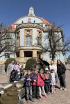 Wunderfitz" auf  Rathaus und Oberbürgermeister: Kindergarten Wunderfitz beim Rathaus-Besuch in Donaueschingen.