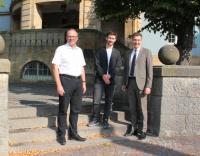 Grünes Tête-à-tête im Rathaus: Landtagsmitglied Jens Metzger besuchte Donaueschingen!