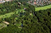Der Queen-Auguste-Victoria-Park aus der Vogelperspektive: ein gelungenes Gartenkulturwerk
