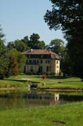 Schlosspiegelung vom Mittelteich des Fulwellparks
