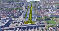 Bahngleise brauchen keine Himmel-Sicht: Werner Semmler plädiert mit Überbau-Idee gegen Natur-Harakiri.