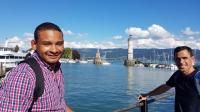 Internationales Publikum mit der weißen Flotte im Bodenssee-Paradies