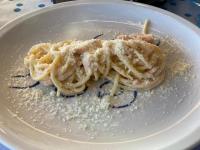 So mies kann sie in Freibuirg auf den Tisch kommen: „Spaghetti alla Carbonara“.