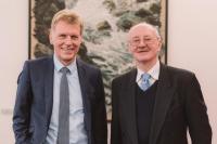 EZB kastriert das Sparen: Sparkassenchef Marcel Thimm im Fernseh-Interview mit Werner Semmler.