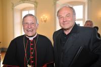 Europäische Kulturpreisverleihung in St. Peter: Preisträger Walter Kardinal Kasper und Laudator Klaus  Maria Brandauer