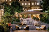Die Garten-Terrasse im Europäischen Hof in Heidelberg: Die Hoteliers sagen, sie liebten, was sie tun.