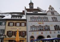 Rathaus Staufen mit Riss 