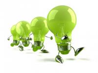 Grüne Präsidenten-Wähler: Löwenstark mit grüner Leuchtreklame auf Berliner Bundesversammlung.