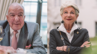 Königliche Hoteliers im Fernseh-Interviewe: Sylvia und Ernst-Friedrich von Kretschmann.