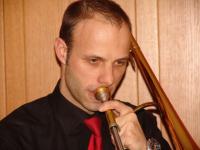 Axel Heitzler, Mitglied des Quintetts "Brassociation" vom Musikverein
