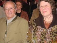 Dr. Josef Spinner, langjähriger Vorsitzender des Heimat- und Geschichtsvereins, und  seine Frau 