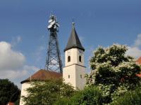 Umkirch unterm „Eiffelturm“: Mit Riesen-Polizei-Turm als neuem Wahrzeichen auf dem Weg zum Funkturm-Dorf? 