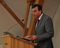 Begrüßt  die Gäste des 2. Wirtschaftstreffs: Umkirchs Bürgermeister Walter Laub