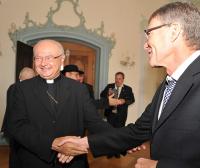 Europäische Kulturpreisverleihung in St. Peter mit Walter Kardinal Kasper, Erzbischof Robert Zollitsch und Klaus Maria Brandauer
