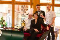 Gastronomen-Familie Weißer: Vier wahre Könner, die in der Rindenmühle halten, was sie versprechen.